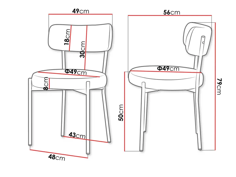 Salvenn Matstol 2-pack - Beige - Möbler - Fåtölj & stolar - Matstol & köksstol