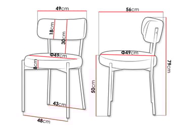 Salvenn Matstol 2-pack - Beige - Möbler - Fåtölj & stolar - Matstol & köksstol