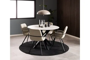 Samoti Karmstol - Beige - Möbler - Fåtölj & stolar - Matstol & köksstol