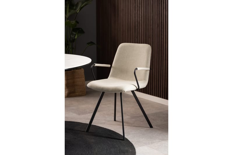 Samoti Karmstol - Beige - Möbler - Fåtölj & stolar - Matstol & köksstol