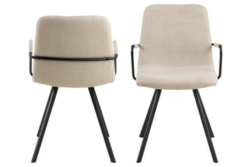 Samoti Karmstol - Beige - Möbler - Fåtölj & stolar - Matstol & köksstol