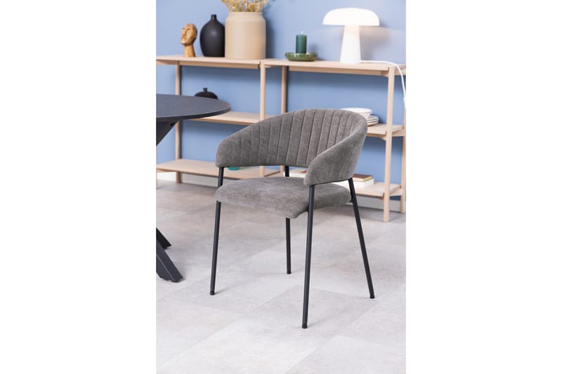 Sanno Karmstol - Grå - Möbler - Fåtölj & stolar - Matstol & köksstol