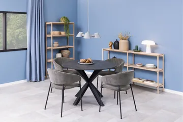 Sanno Karmstol - Grå - Möbler - Fåtölj & stolar - Matstol & köksstol