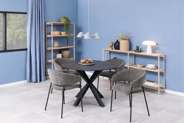 Sanno Karmstol - Grå - Möbler - Fåtölj & stolar - Matstol & köksstol