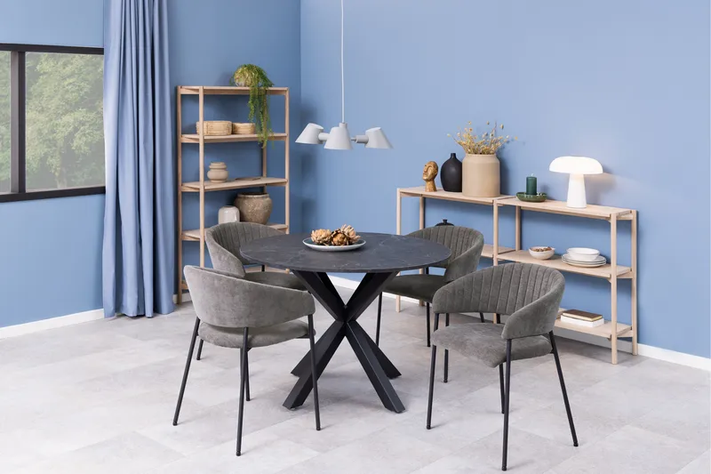 Sanno Karmstol - Grå - Möbler - Fåtölj & stolar - Matstol & köksstol