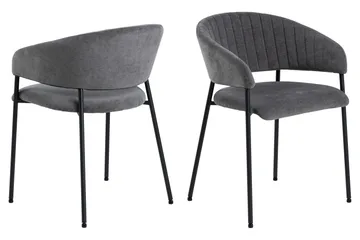 Sanno Karmstol - Grå - Möbler - Fåtölj & stolar - Matstol & köksstol