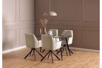 Sapana Karmstol - Beige - Möbler - Fåtölj & stolar - Matstol & köksstol