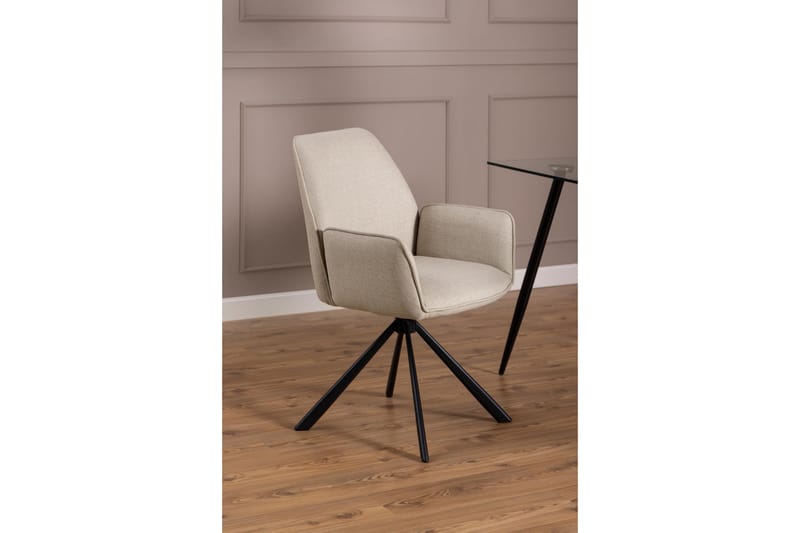 Sapana Karmstol - Beige - Möbler - Fåtölj & stolar - Matstol & köksstol