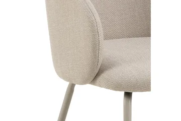 Sarad Karmstol - Beige - Möbler - Fåtölj & stolar - Matstol & köksstol