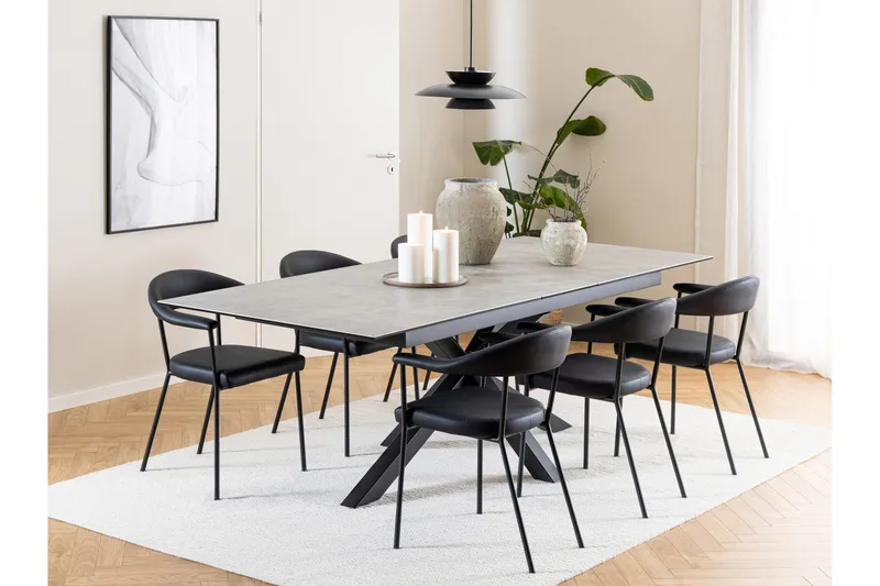 Sardo Karmstol - Svart - Möbler - Fåtölj & stolar - Matstol & köksstol