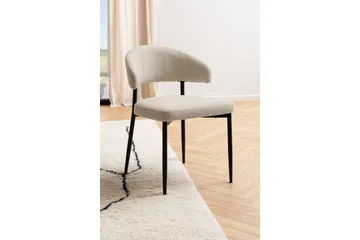 Sawako Matstol - Beige / Svart - Möbler - Fåtölj & stolar - Matstol & köksstol