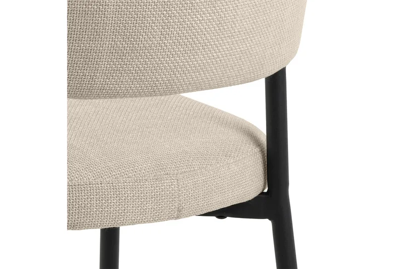 Sawako Matstol - Beige/Svart - Möbler - Fåtölj & stolar - Matstol & köksstol