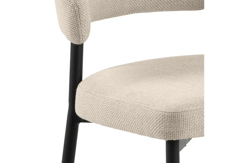 Sawako Matstol - Beige/Svart - Möbler - Fåtölj & stolar - Matstol & köksstol
