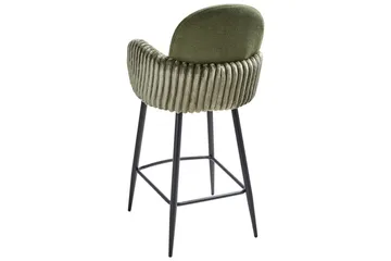 Set med 2 barstolar Amity - Grön, Svart - Möbler - Fåtölj & stolar - Barstol & barpall