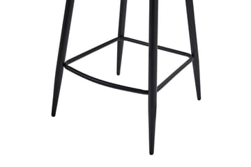 Set med 2 barstolar Amity - Taupe, svart, brun - Möbler - Fåtölj & stolar - Barstol & barpall