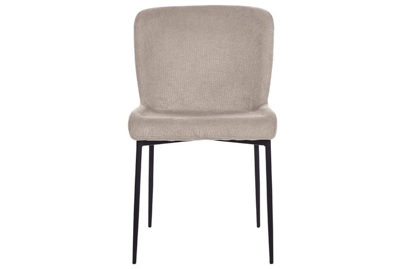 Set med 2 matstolar Ada - Beige, grå, svart - Möbler - Fåtölj & stolar - Matstol & köksstol