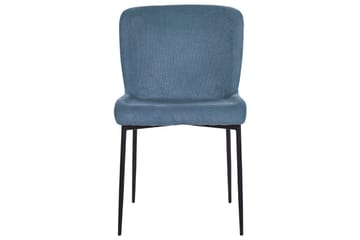 Set med 2 matstolar Ada - Blå, Svart - Möbler - Fåtölj & stolar - Matstol & köksstol