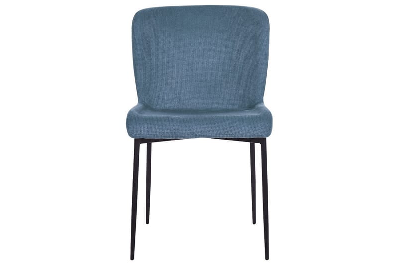 Set med 2 matstolar Ada - Blå, Svart - Möbler - Fåtölj & stolar - Matstol & köksstol