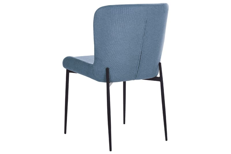 Set med 2 matstolar Ada - Blå, Svart - Möbler - Fåtölj & stolar - Matstol & köksstol