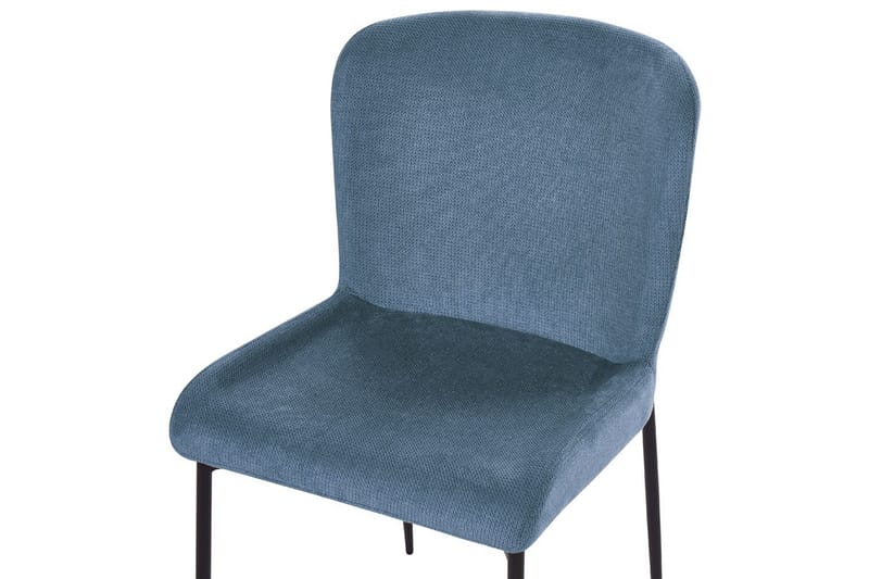 Set med 2 matstolar Ada - Blå, Svart - Möbler - Fåtölj & stolar - Matstol & köksstol