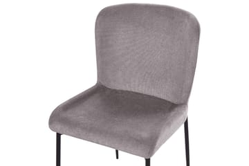 Set med 2 matstolar Ada - Mörkgrå, svart - Möbler - Fåtölj & stolar - Matstol & köksstol