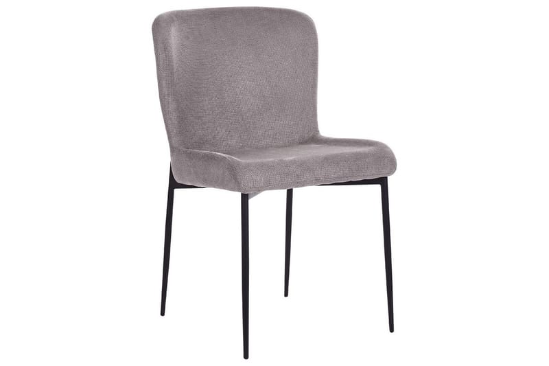 Set med 2 matstolar Ada - Mörkgrå, svart - Möbler - Fåtölj & stolar - Matstol & köksstol