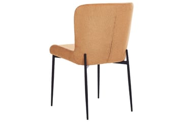 Set med 2 matstolar Ada - Orange, svart - Möbler - Fåtölj & stolar - Matstol & köksstol