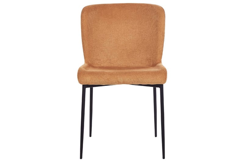 Set med 2 matstolar Ada - Orange, svart - Möbler - Fåtölj & stolar - Matstol & köksstol