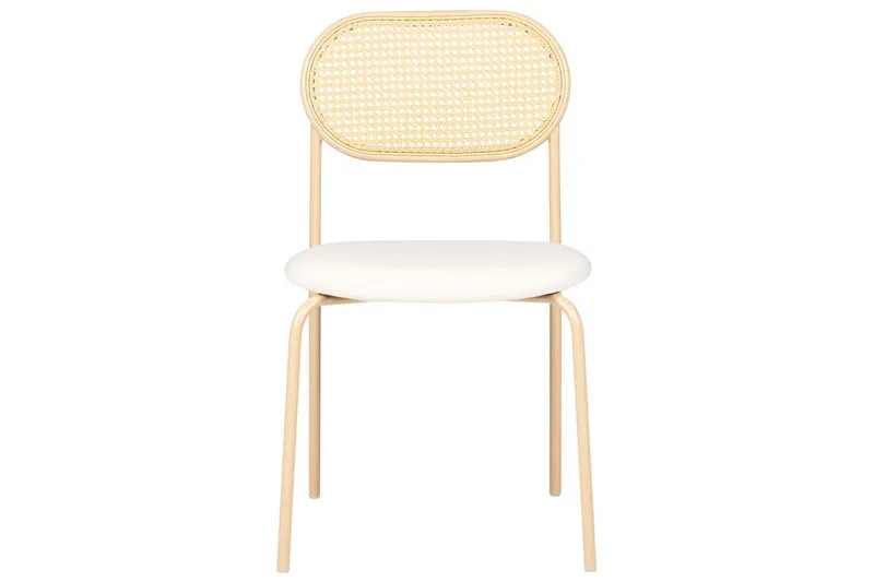 Set med 2 matstolar Adaver - Ljus trä, beige - Möbler - Fåtölj & stolar - Matstol & köksstol