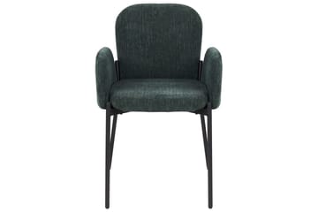 Set med 2 matstolar Albee - Grön, Svart - Möbler - Fåtölj & stolar - Matstol & köksstol