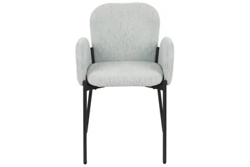 Set med 2 matstolar Albee - Mintgrön, Svart - Möbler - Fåtölj & stolar - Matstol & köksstol