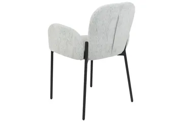 Set med 2 matstolar Albee - Mintgrön, Svart - Möbler - Fåtölj & stolar - Matstol & köksstol