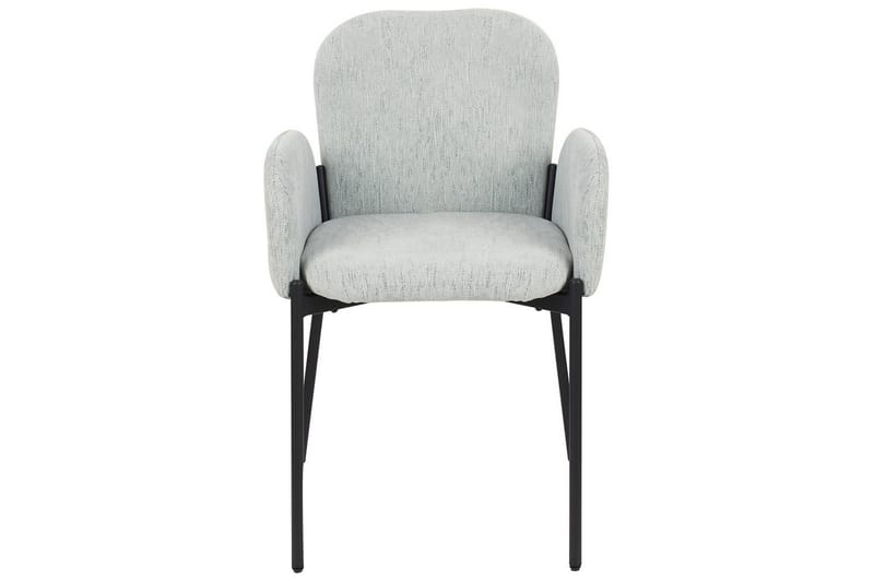 Set med 2 matstolar Albee - Mintgrön, Svart - Möbler - Fåtölj & stolar - Matstol & köksstol