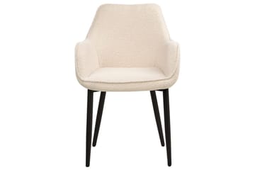 Set med 2 matstolar Alden - Beige, svart - Möbler - Fåtölj & stolar - Matstol & köksstol