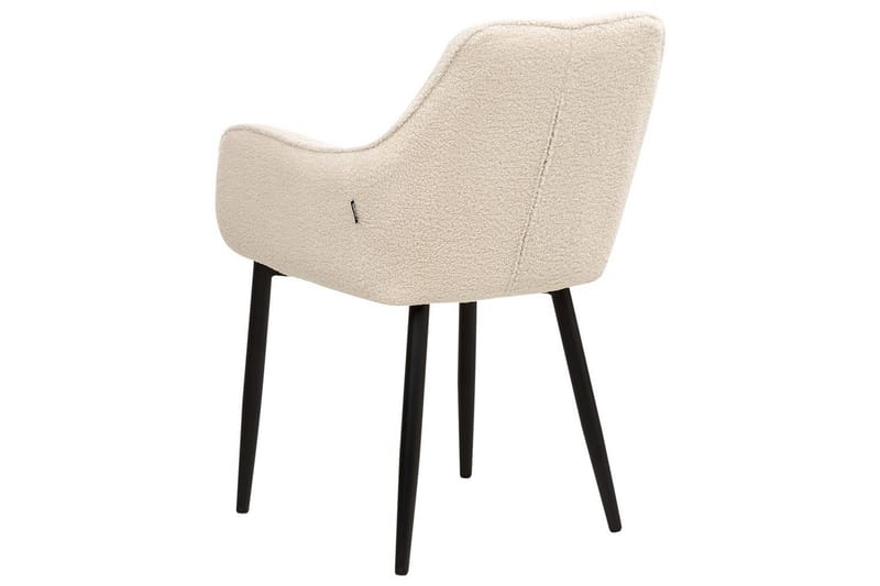Set med 2 matstolar Alden - Beige, svart - Möbler - Fåtölj & stolar - Matstol & köksstol