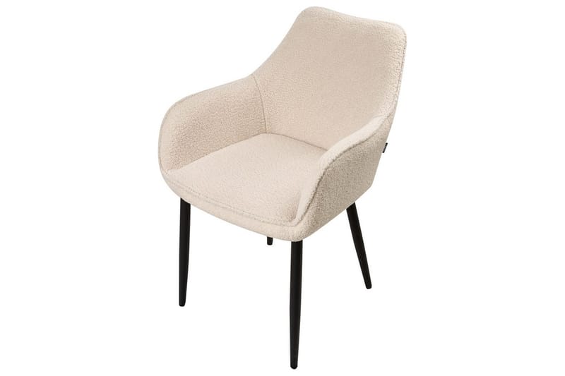 Set med 2 matstolar Alden - Beige, svart - Möbler - Fåtölj & stolar - Matstol & köksstol