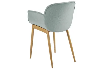 Set med 2 matstolar Alice - Grönt, ljust trä - Möbler - Fåtölj & stolar - Matstol & köksstol