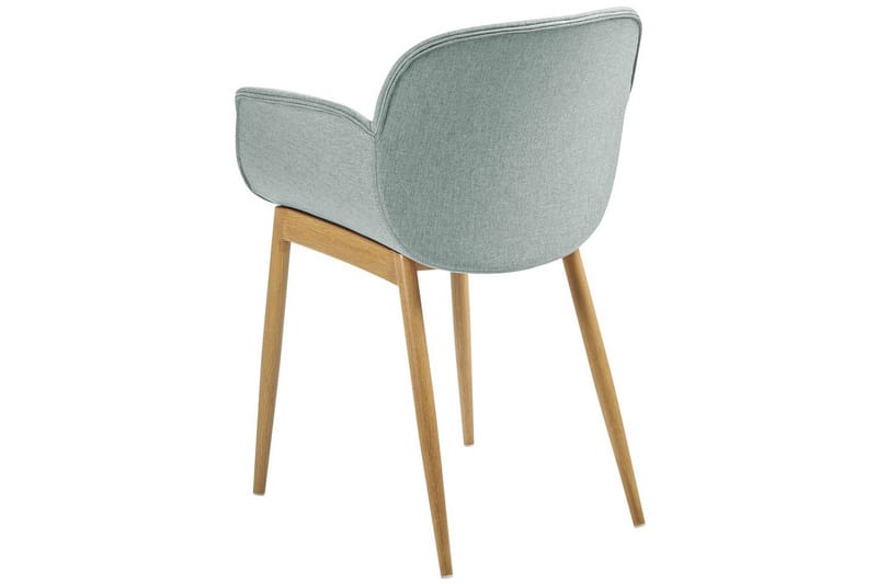 Set med 2 matstolar Alice - Grönt, ljust trä - Möbler - Fåtölj & stolar - Matstol & köksstol