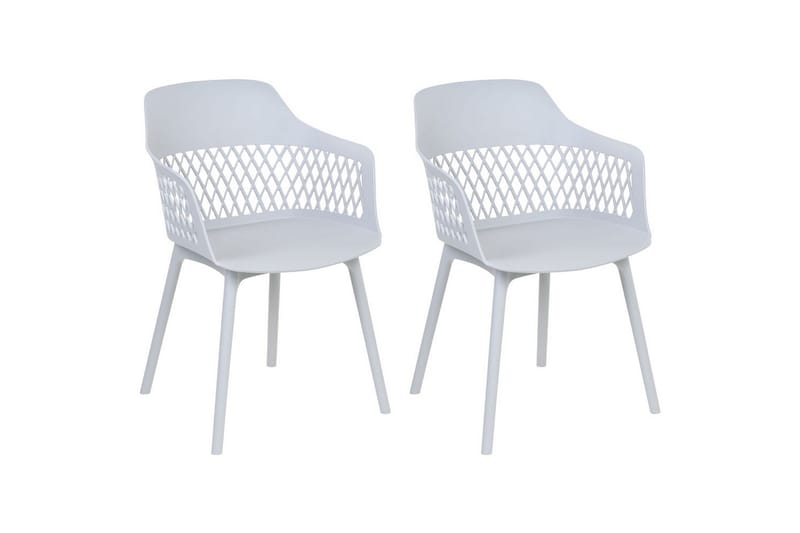 Set med 2 matstolar Almira, Grå