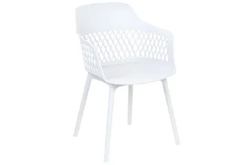 Set med 2 matstolar Almira - Vit - Möbler - Fåtölj & stolar - Matstol & köksstol