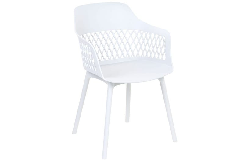 Set med 2 matstolar Almira - Vit - Möbler - Fåtölj & stolar - Matstol & köksstol