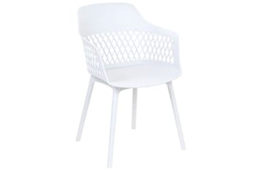 Set med 2 matstolar Almira - Vit - Möbler - Fåtölj & stolar - Matstol & köksstol