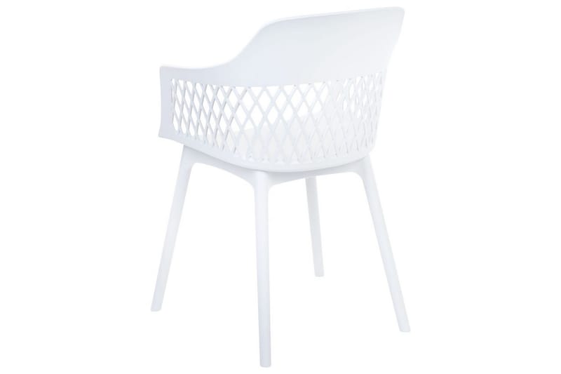 Set med 2 matstolar Almira - Vit - Möbler - Fåtölj & stolar - Matstol & köksstol