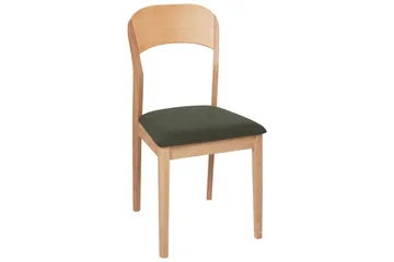 Set med 2 matstolar Alvin - Ljus trä, grön - Möbler - Fåtölj & stolar - Matstol & köksstol