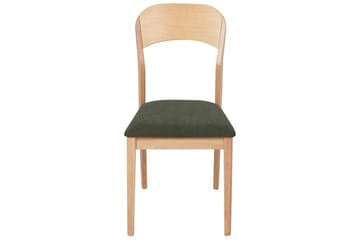 Set med 2 matstolar Alvin - Ljus trä, grön - Möbler - Fåtölj & stolar - Matstol & köksstol