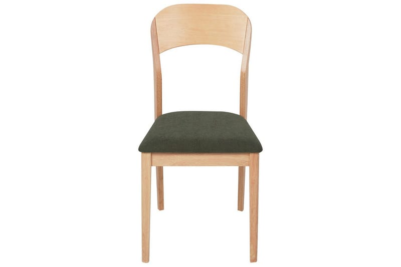 Set med 2 matstolar Alvin - Ljus trä, grön - Möbler - Fåtölj & stolar - Matstol & köksstol