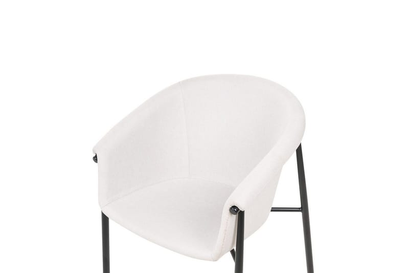 Set med 2 matstolar Ames - Beige, svart - Möbler - Fåtölj & stolar - Matstol & köksstol