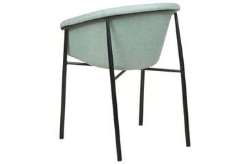 Set med 2 matstolar Ames - Grön, Svart - Möbler - Fåtölj & stolar - Matstol & köksstol