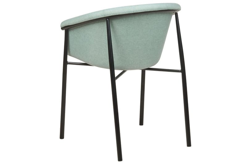 Set med 2 matstolar Ames - Grön, Svart - Möbler - Fåtölj & stolar - Matstol & köksstol