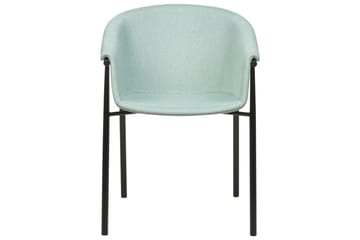 Set med 2 matstolar Ames - Grön, Svart - Möbler - Fåtölj & stolar - Matstol & köksstol